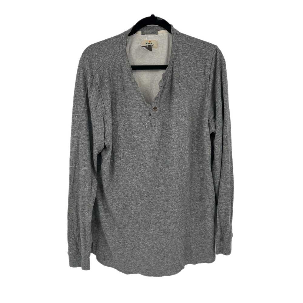 Marine Layer Gray Long Sleeve Tee | Mens L